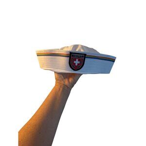 Andrew Christian Mens One Size Rainbow  Pride Sailor Hat Limited Edition